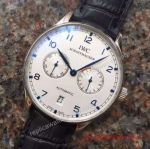Replica IWC Portuguese 7 Days Power Reserve Watch IW500705 SS White